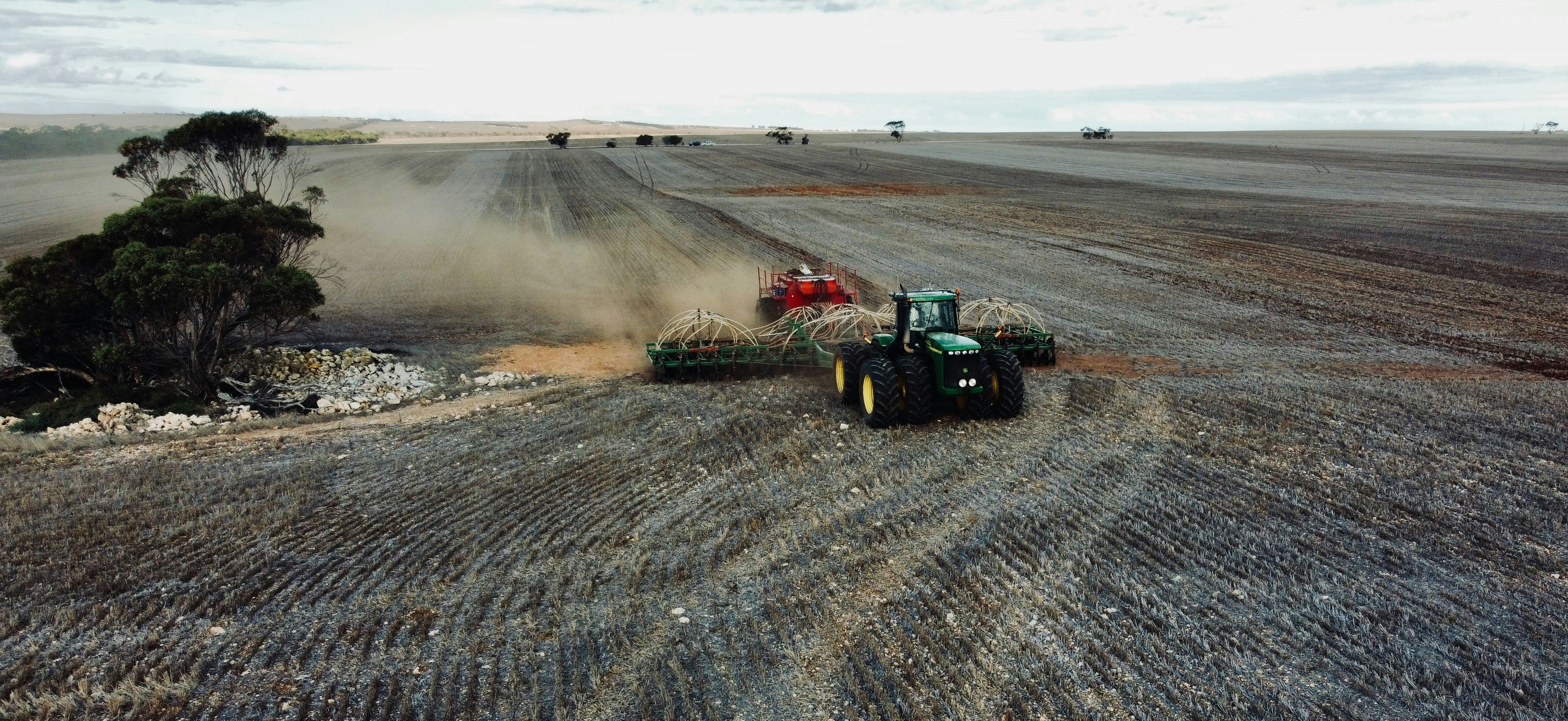 Australian farm paddock